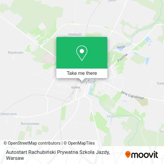 Autostart Rachubiński Prywatna Szkoła Jazdy map