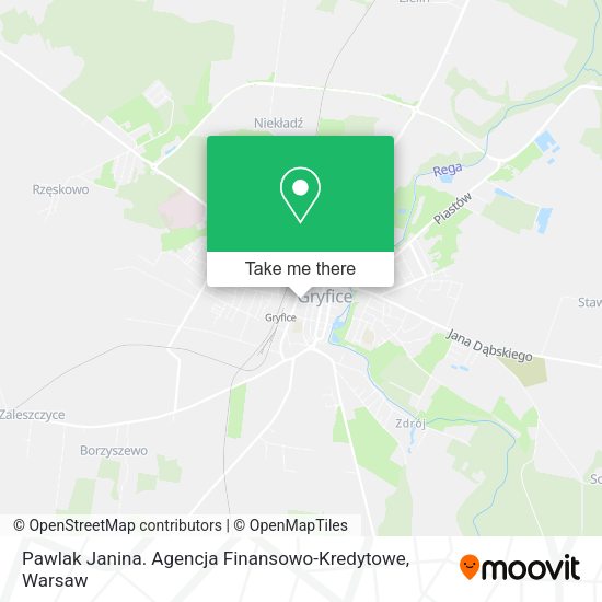 Pawlak Janina. Agencja Finansowo-Kredytowe map