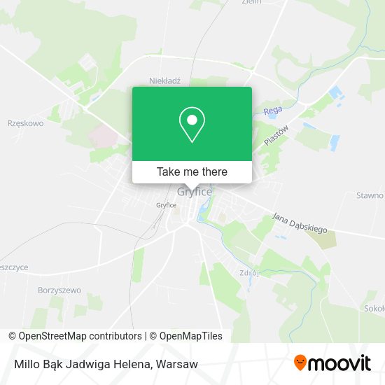 Millo Bąk Jadwiga Helena map