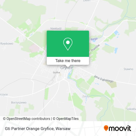 Gti Partner Orange Gryfice map