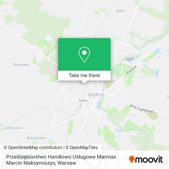 Przedsiębiorstwo Handlowo Usługowe Marmax Marcin Maksymiszyn map