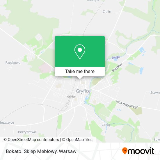 Bokato. Sklep Meblowy map