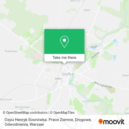 Карта Ozpu Henryk Sosnówka. Prace Ziemne, Drogowe, Odwodnienia