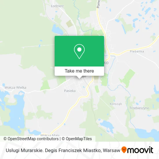 Usługi Murarskie. Degis Franciszek Miastko map