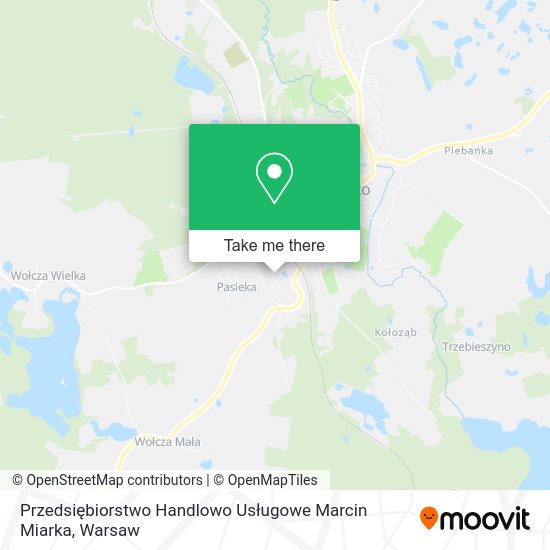 Przedsiębiorstwo Handlowo Usługowe Marcin Miarka map