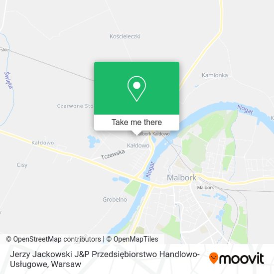 Jerzy Jackowski J&P Przedsiębiorstwo Handlowo-Usługowe map