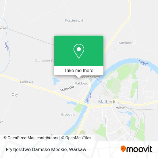 Fryzjerstwo Damsko Meskie map