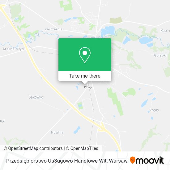 Przedsiębiorstwo Us3ugowo Handlowe Wit map