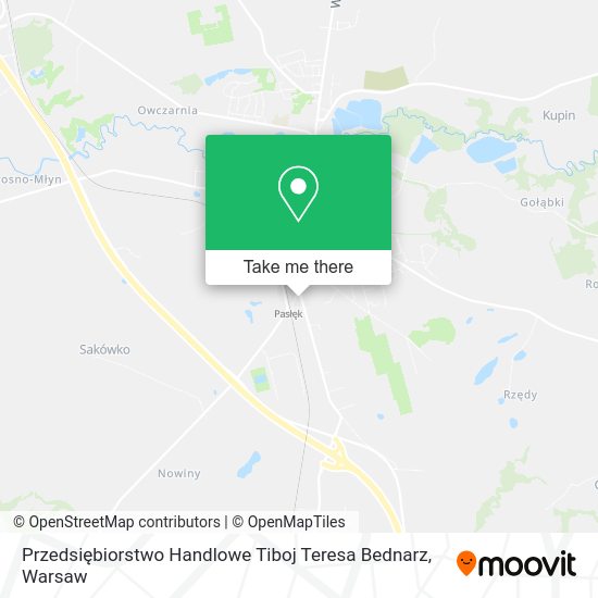 Przedsiębiorstwo Handlowe Tiboj Teresa Bednarz map