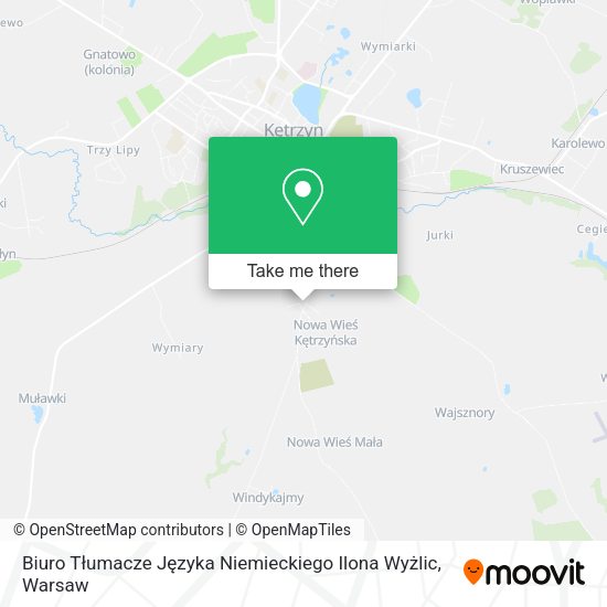 Biuro Tłumacze Języka Niemieckiego Ilona Wyżlic map