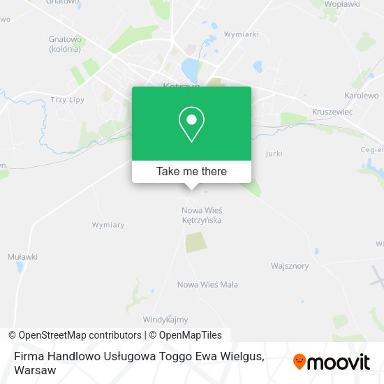 Firma Handlowo Usługowa Toggo Ewa Wielgus map