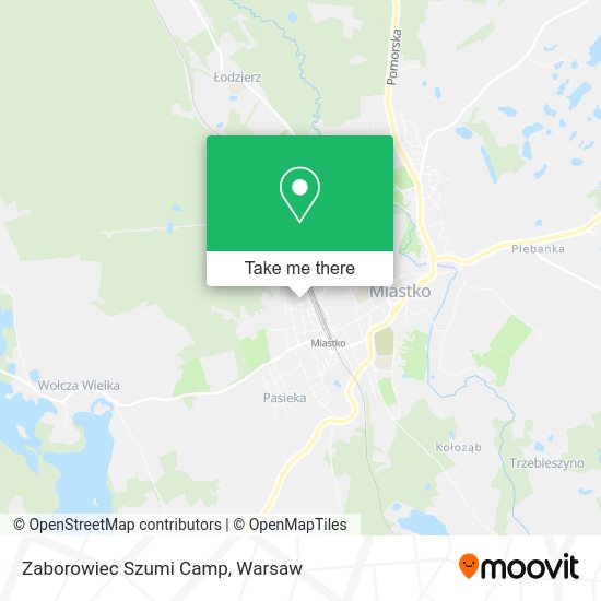 Zaborowiec Szumi Camp map