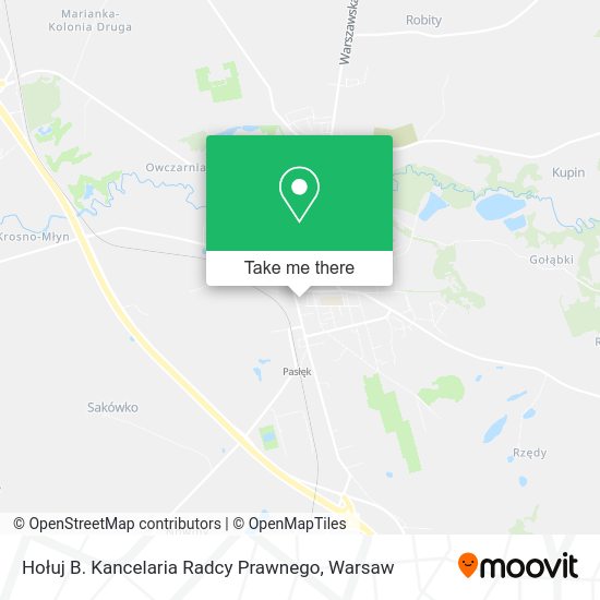 Hołuj B. Kancelaria Radcy Prawnego map