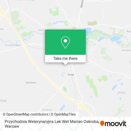 Przychodnia Weterynaryjna Lek Wet Marian Oskroba map