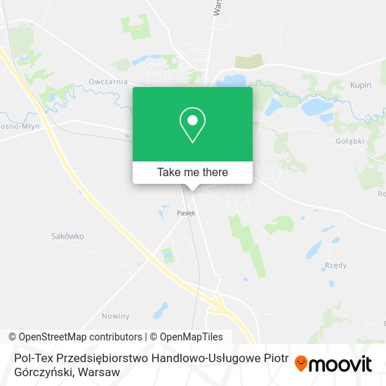 Pol-Tex Przedsiębiorstwo Handlowo-Usługowe Piotr Górczyński map