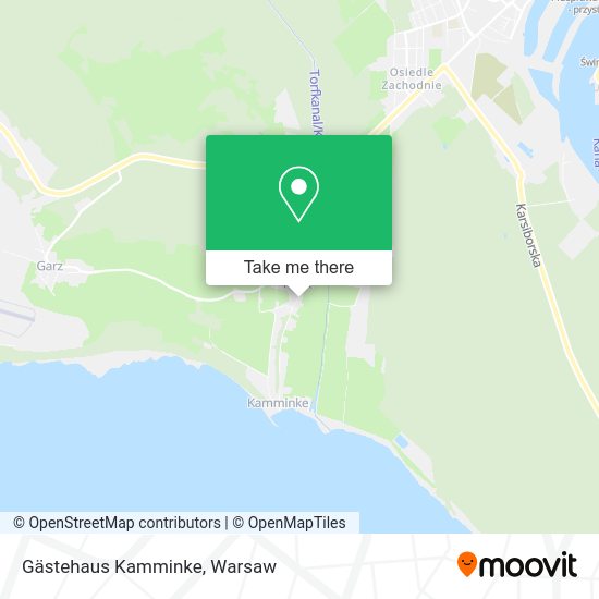 Gästehaus Kamminke map