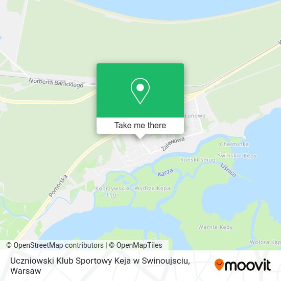 Uczniowski Klub Sportowy Keja w Swinoujsciu map