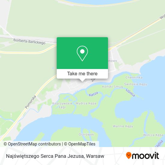 Najświętszego Serca Pana Jezusa map