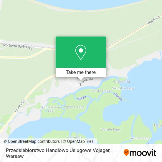 Карта Przedsiebiorstwo Handlowo Uslugowe Vojager