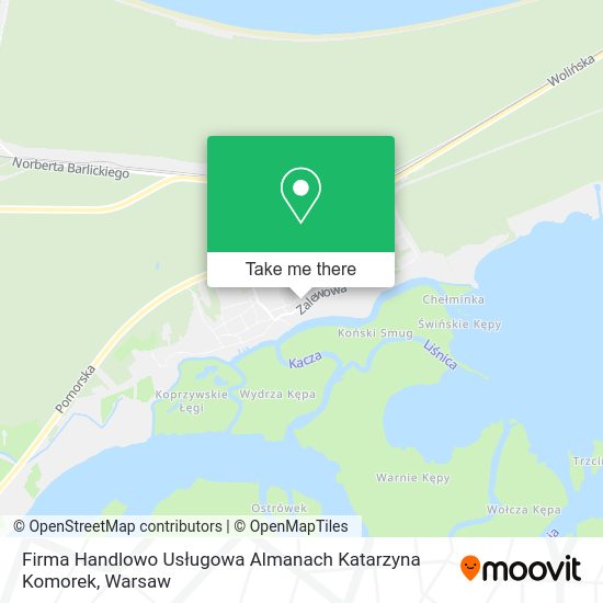 Firma Handlowo Usługowa Almanach Katarzyna Komorek map