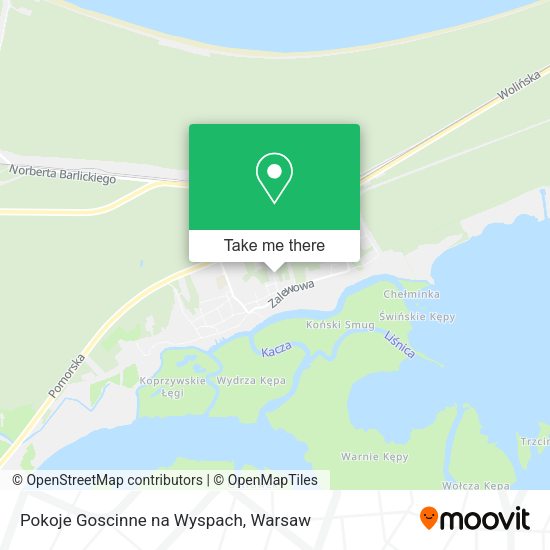 Pokoje Goscinne na Wyspach map