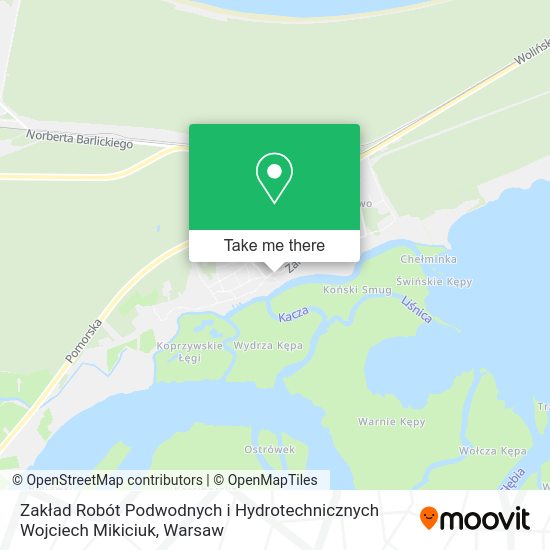 Zakład Robót Podwodnych i Hydrotechnicznych Wojciech Mikiciuk map