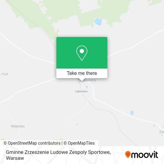 Карта Gminne Zrzeszenie Ludowe Zespoly Sportowe