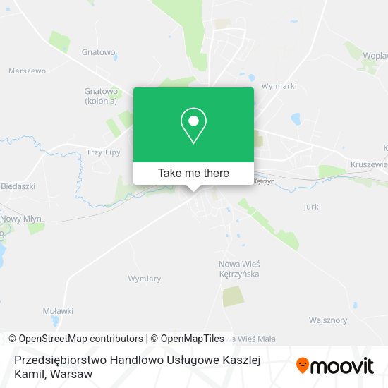 Przedsiębiorstwo Handlowo Usługowe Kaszlej Kamil map