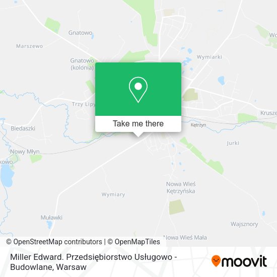 Miller Edward. Przedsiębiorstwo Usługowo - Budowlane map