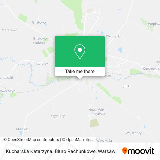 Kucharska Katarzyna. Biuro Rachunkowe map