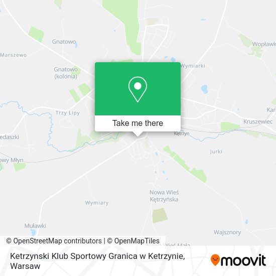 Ketrzynski Klub Sportowy Granica w Ketrzynie map