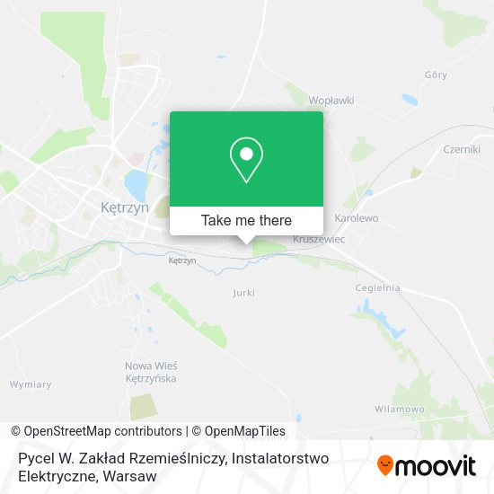 Pycel W. Zakład Rzemieślniczy, Instalatorstwo Elektryczne map