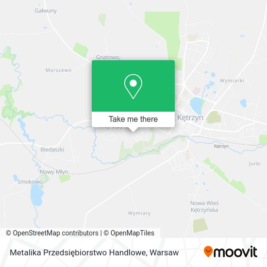 Metalika Przedsiębiorstwo Handlowe map