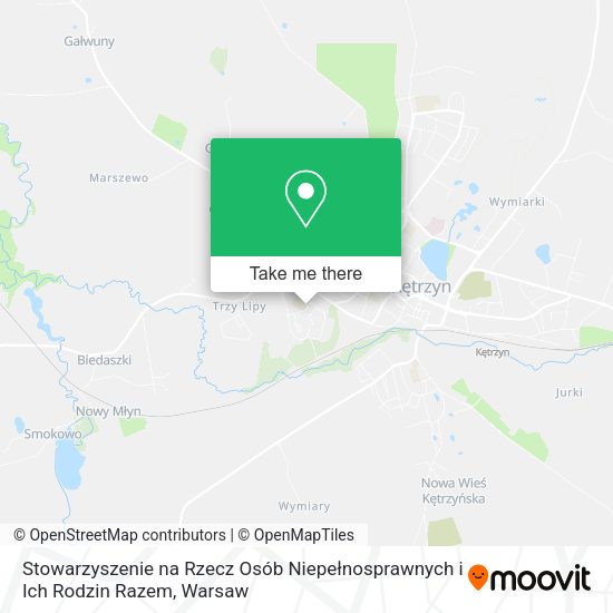 Stowarzyszenie na Rzecz Osób Niepełnosprawnych i Ich Rodzin Razem map