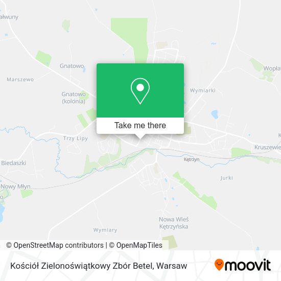 Kościół Zielonoświątkowy Zbór Betel map