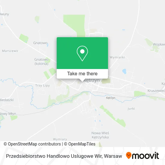 Карта Przedsiebiorstwo Handlowo Uslugowe Wir