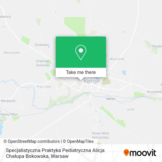 Specjalistyczna Praktyka Pediatryczna Alicja Chałupa Bokowska map