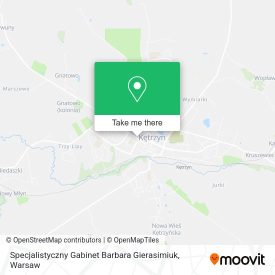 Specjalistyczny Gabinet Barbara Gierasimiuk map