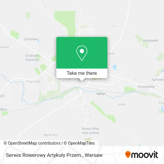 Serwis Rowerowy Artykuły Przem. map