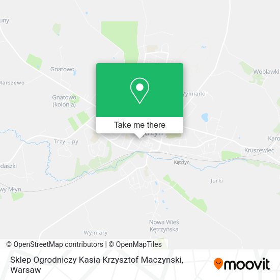 Sklep Ogrodniczy Kasia Krzysztof Maczynski map