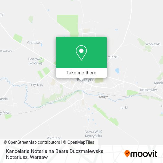 Kancelaria Notarialna Beata Duczmalewska Notariusz map