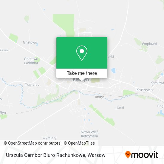 Urszula Cembor Biuro Rachunkowe map