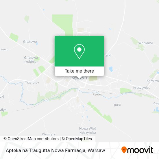 Apteka na Traugutta Nowa Farmacja map