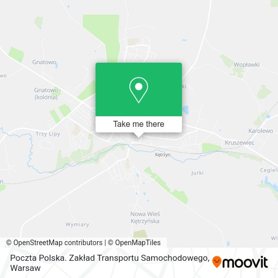 Карта Poczta Polska. Zakład Transportu Samochodowego