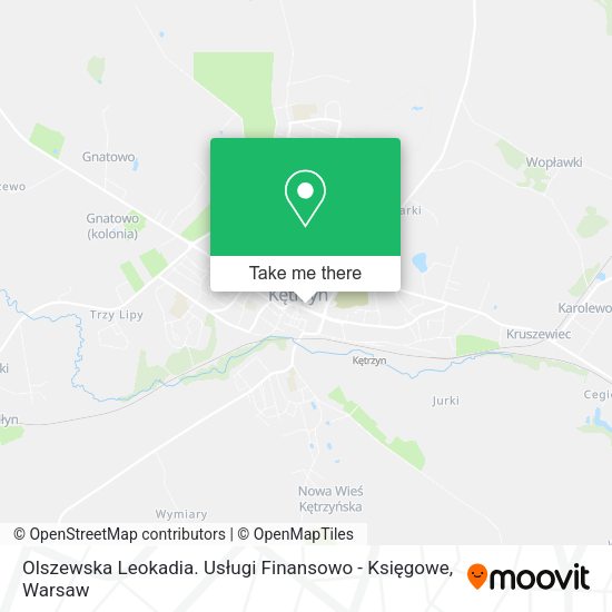 Olszewska Leokadia. Usługi Finansowo - Księgowe map