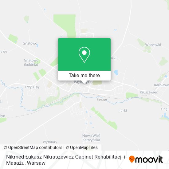 Nikmed Łukasz Nikraszewicz Gabinet Rehabilitacji i Masażu map