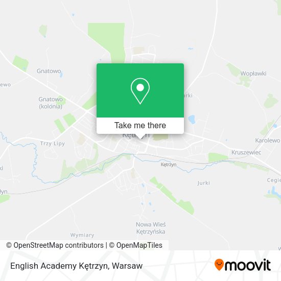 English Academy Kętrzyn map