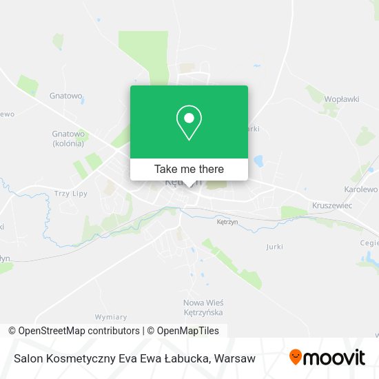 Salon Kosmetyczny Eva Ewa Łabucka map