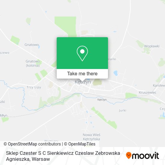 Sklep Czester S C Sienkiewicz Czeslaw Zebrowska Agnieszka map