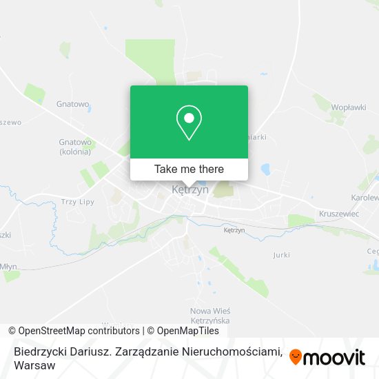 Biedrzycki Dariusz. Zarządzanie Nieruchomościami map